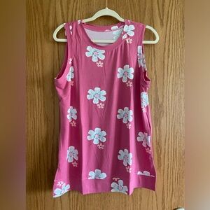 Pink Floral Tank
